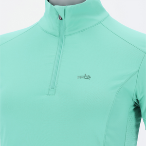 Schockemohle SPAmara Style Ladies Short Sleeve Training Shirt, Sea Green