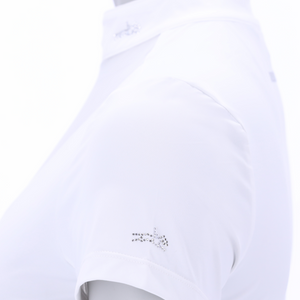 Schockemohle SPAnita Style Ladies Short Sleeve Competition Shirt, White