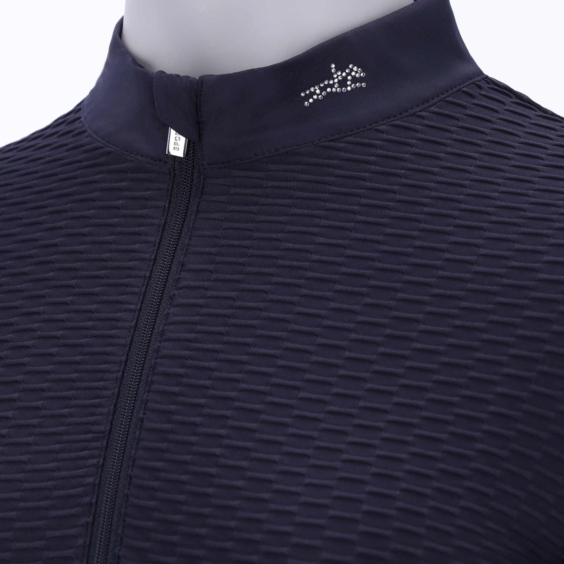 Schockemohle SPGianna Ladies Long Sleeve Competition Shirt, Dark Navy