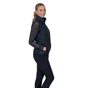 Schockemohle SPHella Style Quilted Ladies Vest, Dark Navy