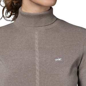 Schockemohle SPJosie Style Ladies Long Sleeve Turtleneck, Hazel