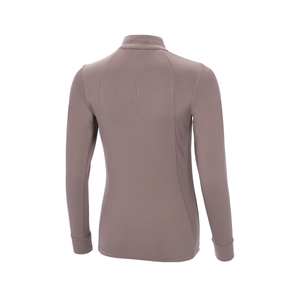 Schockemohle SPPeppa Ladies Long Sleeve 1/2 Zip Training Shirt, Hazel