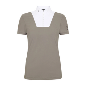 Trolle Center Line Ladies Short Sleeve Competition Polo Balance, Taupe