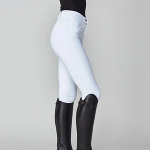 Yagya Ladies Timeless Full Grip Riding Breeches, White