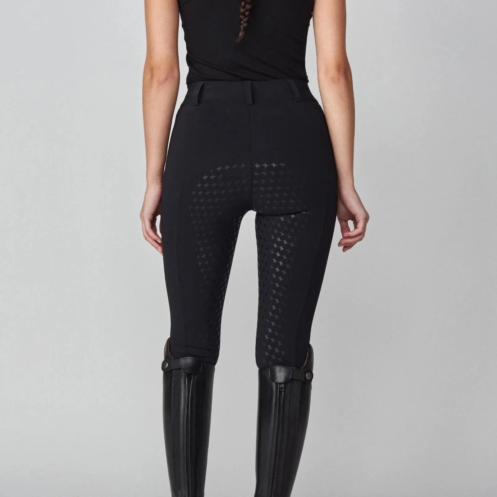 Yagya Ladies Timeless Full Grip Riding Breeches, Black