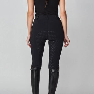 Yagya Ladies Timeless Full Grip Riding Breeches, Black