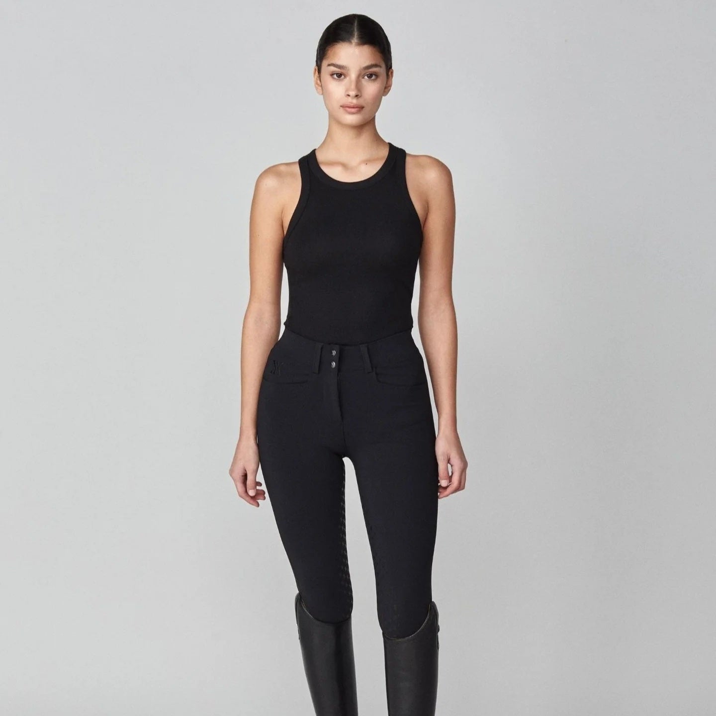 Yagya Ladies Timeless Full Grip Riding Breeches, Black