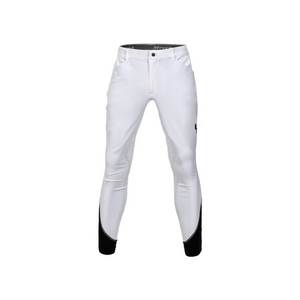 Struck Men's 50 Series Knee Grip Breeches, White 2.0