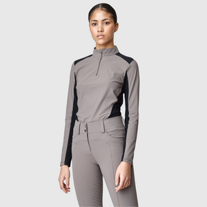 Yagya Performance Sun Shirt, Taupe/ Black