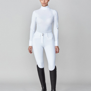 Yagya Ladies Timeless Mesh Show Shirt, White