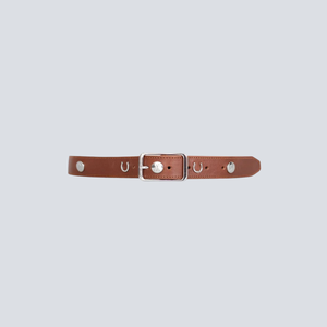 Yagya Leather Bucket Belt, Brown