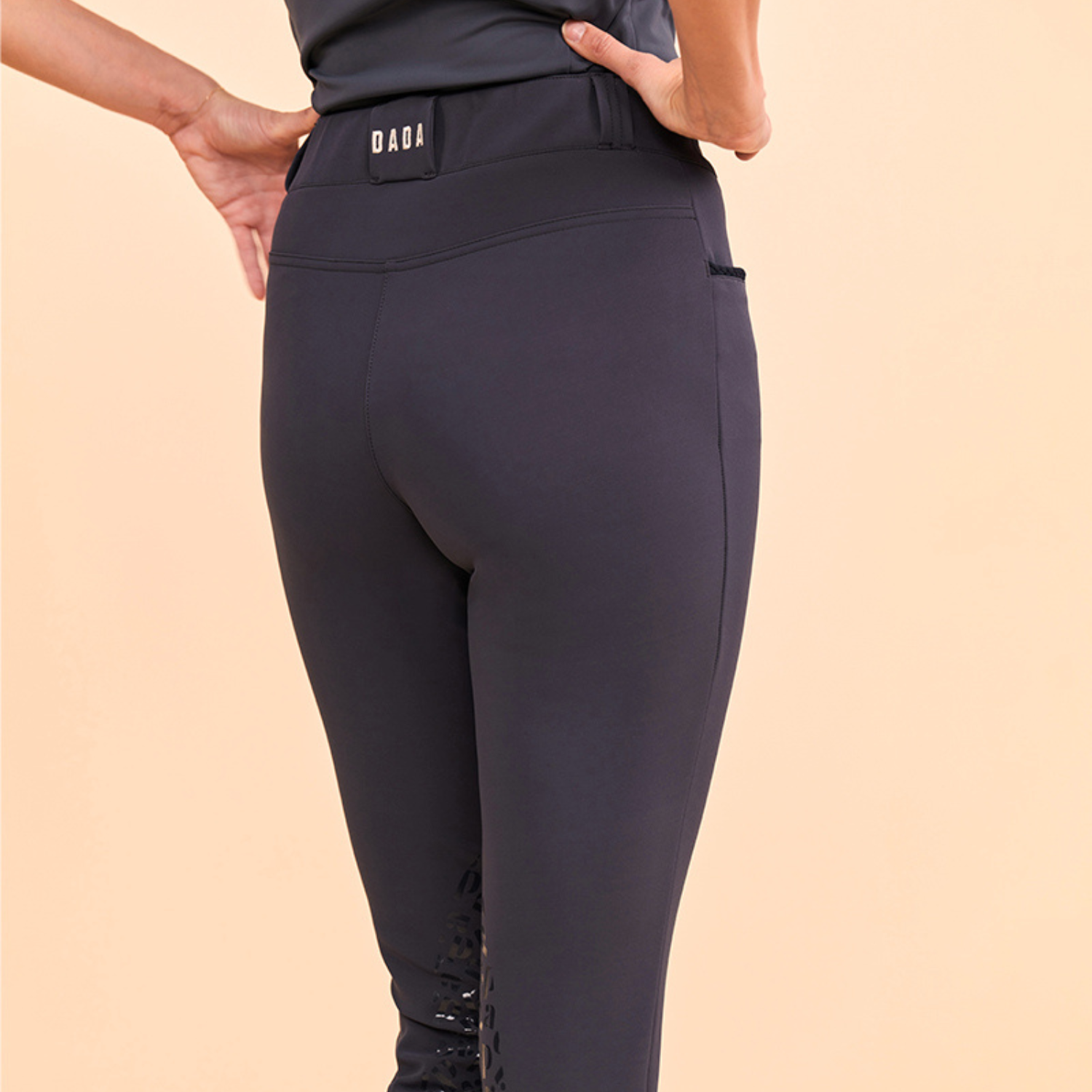 Dada Sport Kit New Ladies Knee Grip Breeches, Thunderstorm