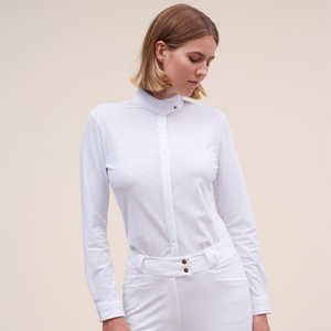 Dada Sport Euphoria Ladies Long Sleeve Competition Shirt, White