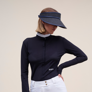 Dada Sport Helios ML Ladies Long Sleeve Horse Riding Competition Shirt, Black