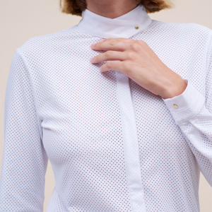 Dada Sport Euphoria Ladies Long Sleeve Competition Shirt, White
