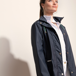 Dada Sport Tempo Ladies Rain Coat Airbag Compatible, Marine