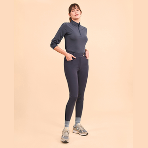 Dada Sport Kit New Ladies Knee Grip Breeches, Thunderstorm