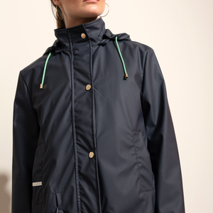 Dada Sport Tempo Ladies Rain Coat Airbag Compatible, Marine