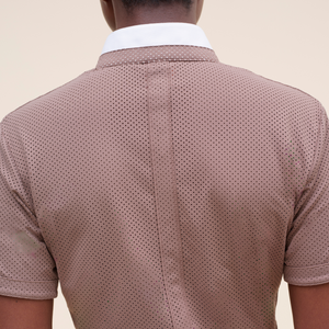 Dada Sport Helios MC Ladies Short Sleeve Competition Shirt, Taupe