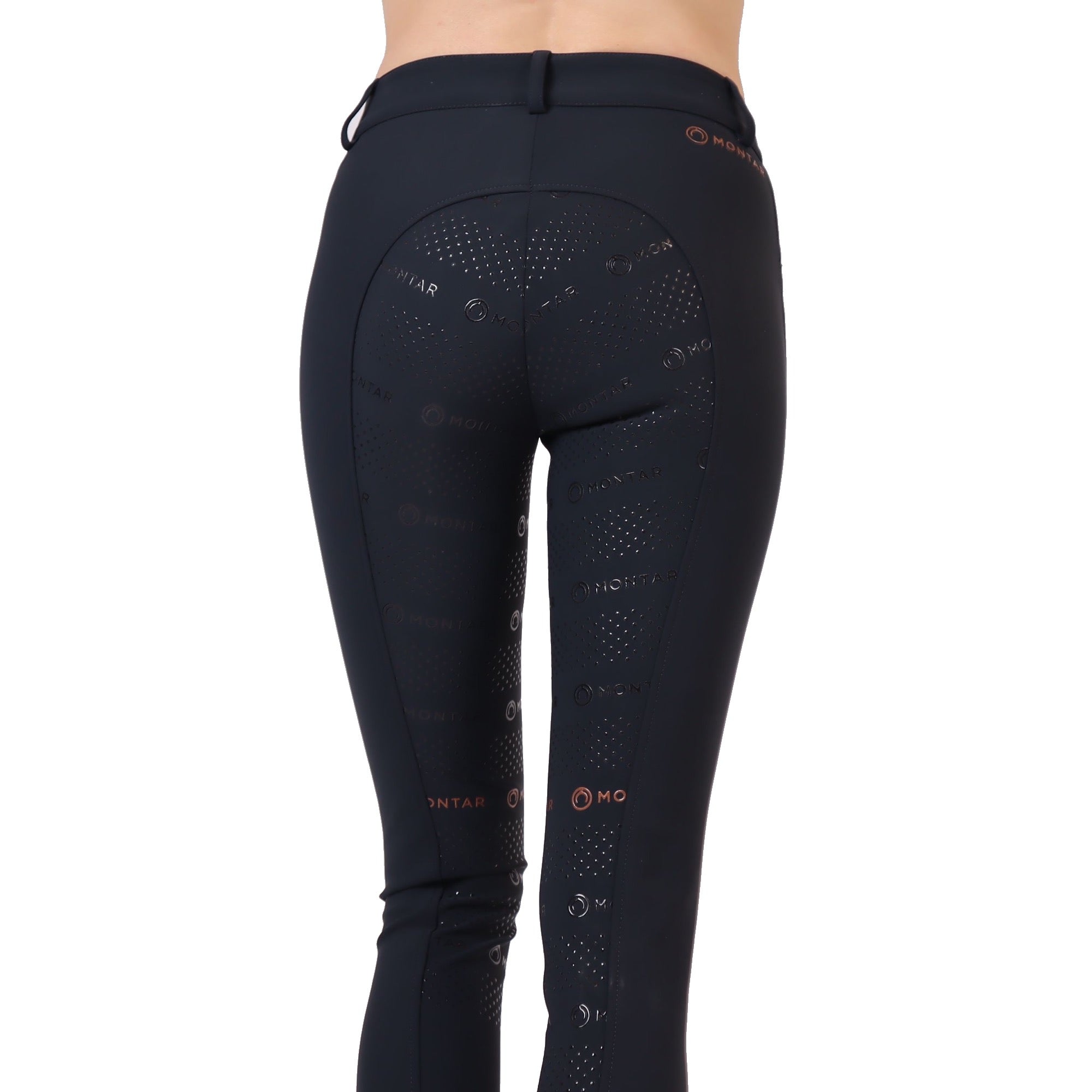 Montar Erin Pearl Soft-tech Full Grip Breeches, Navy