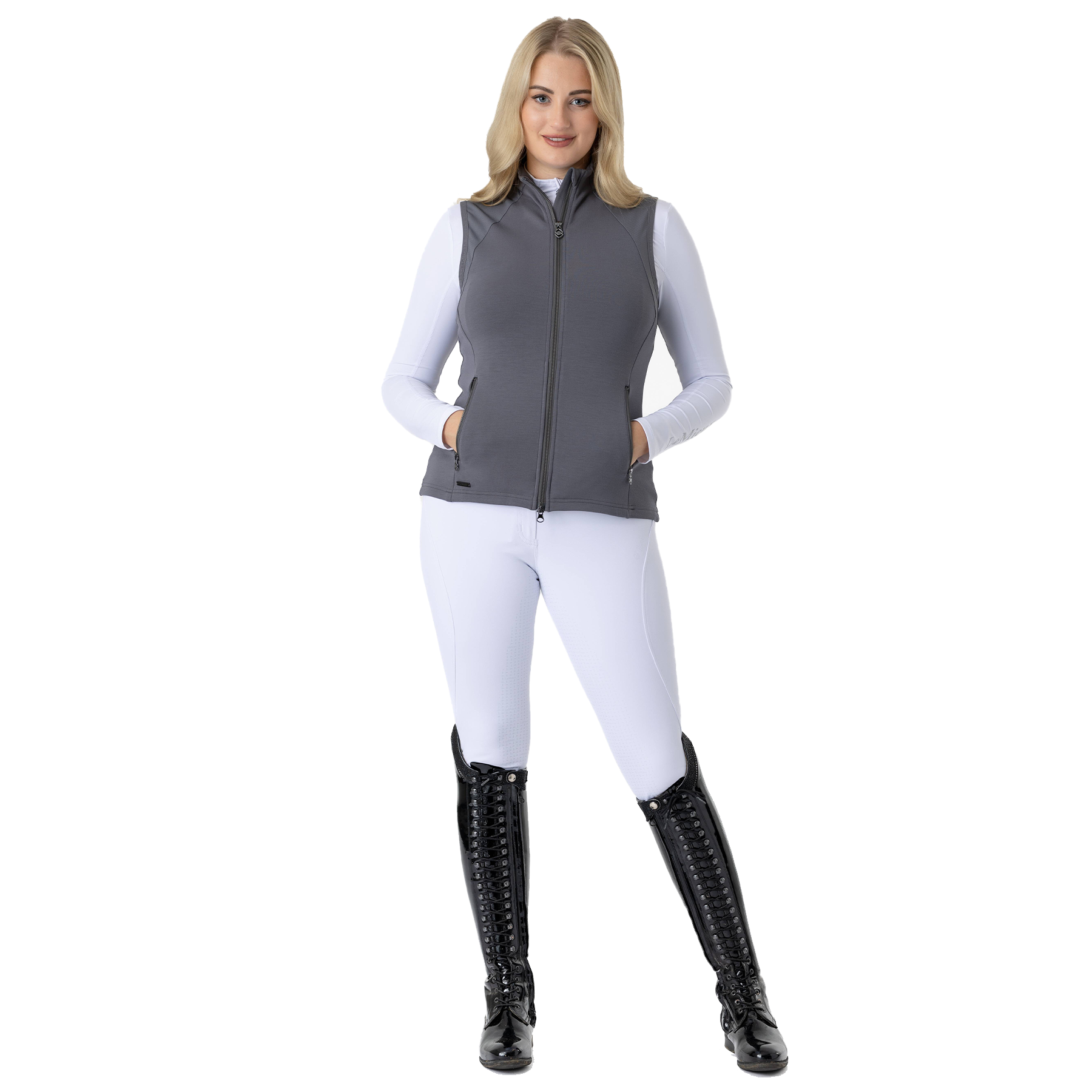 LeMieux Amara II Ladies Full Seat Breeches, White