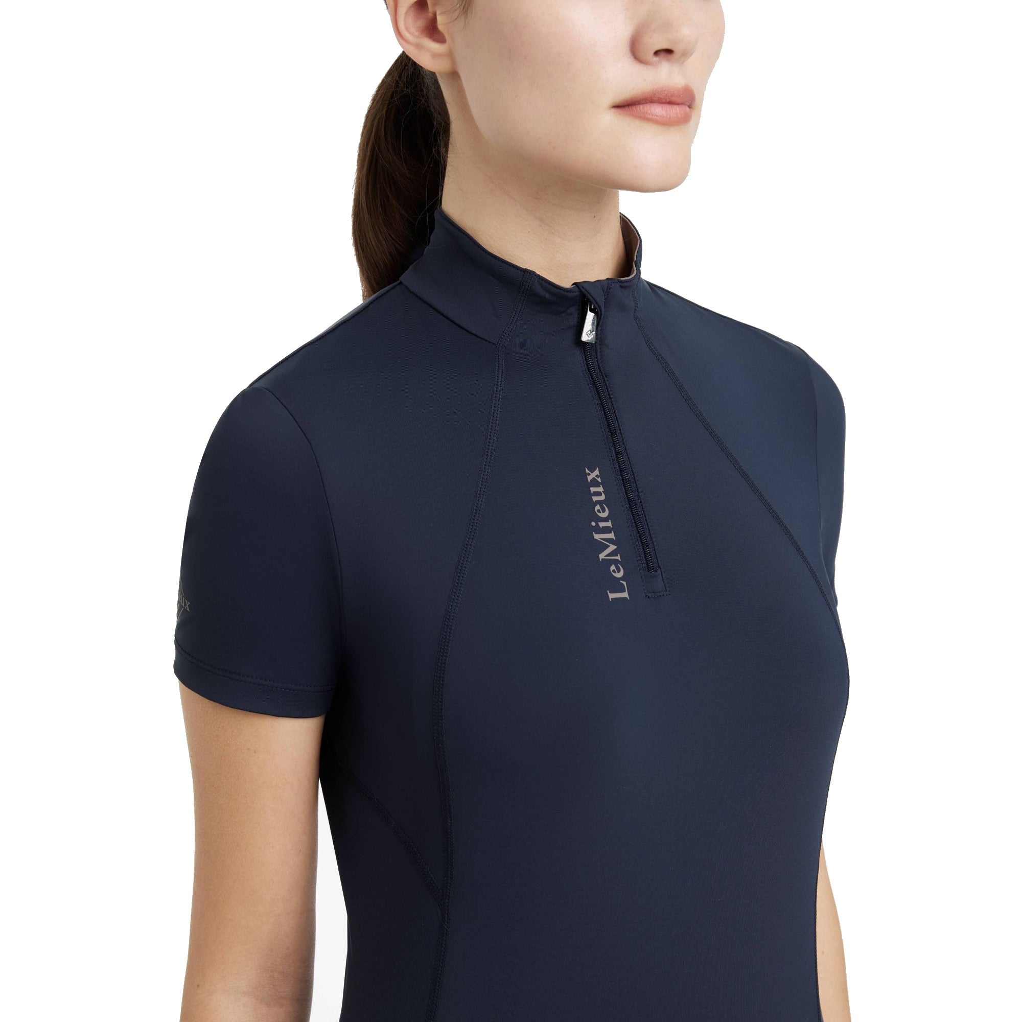 LeMieux Ladies Short Sleeve Classic Base Layer, Navy
