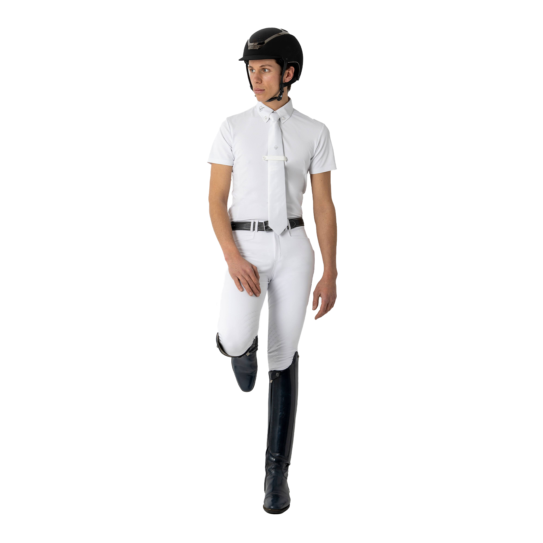 LeMieux Men's Knee Grip Breeches, White