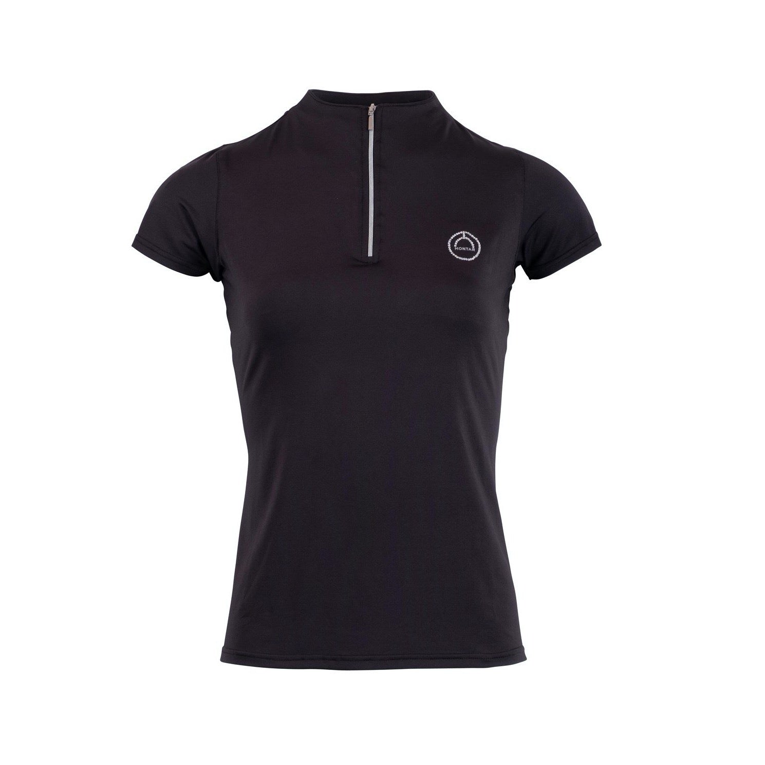 Montar Everly Mon-Tech Ladies Short Sleeve Training Shirt, Black