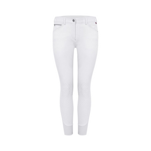 Cavallo CALIMA Full Grip, Mid Rise Breeches, White